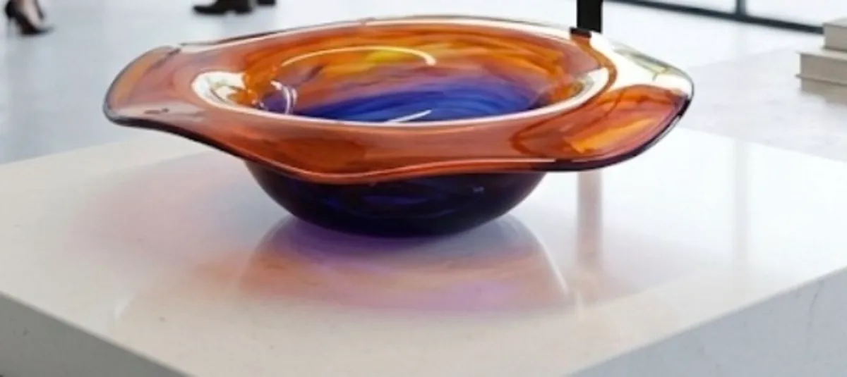 Vintage Crystal Glass bowl - Image 1