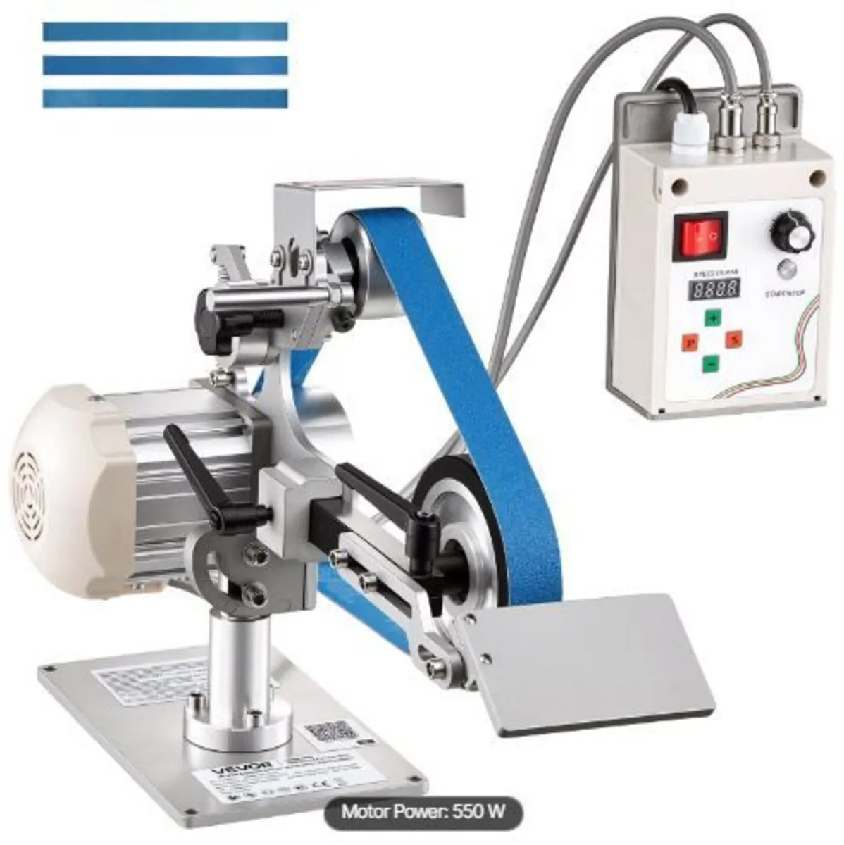 Belt Grinder Sander with VFD, 762mm x 25.4mm - Image 2