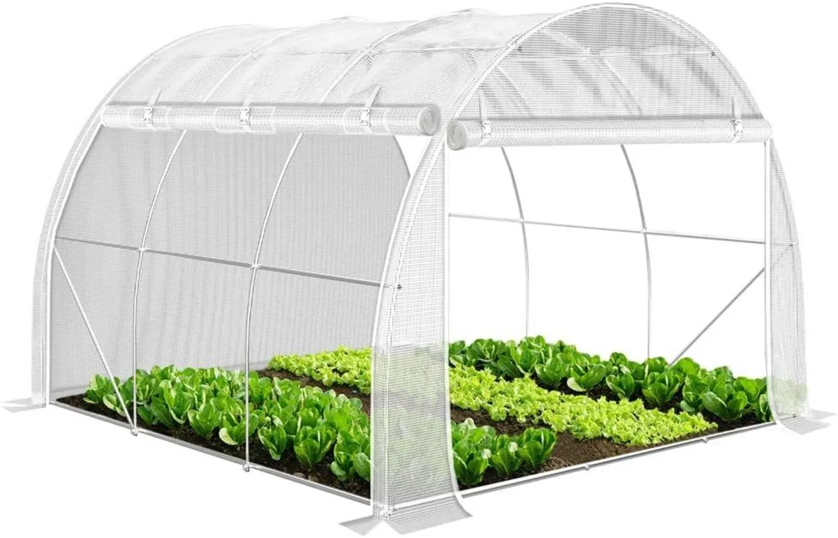 3 × 3m Walk-In Polytunnel Greenhouse – 9m² - Image 2