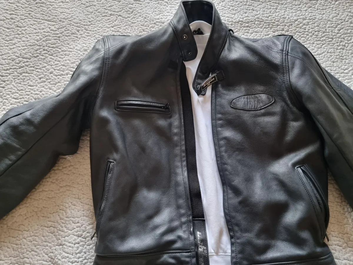 Segura Leather Motorcycle Jacket  Medium Size - Image 1