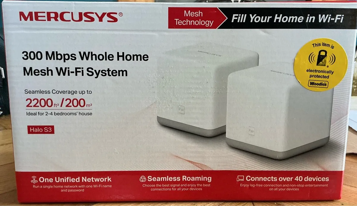 Mercusys 300 mbs Whole Home Mesh Wi-Fi System - Image 1