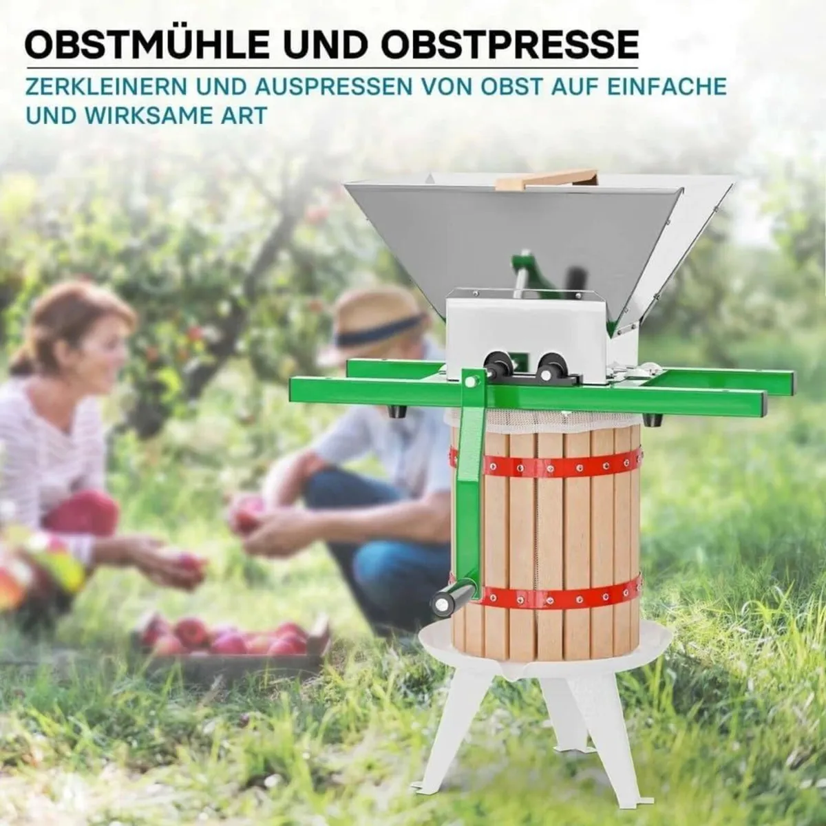 Fruit Press 18L with 7L Fruit Mill Juice Set - Image 2