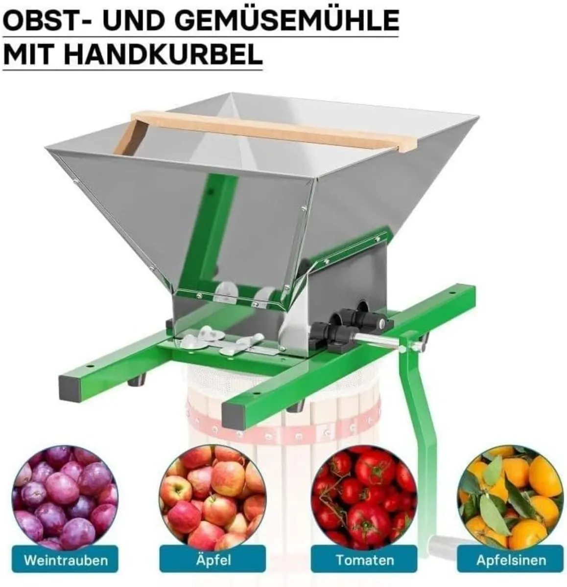 Fruit Press 18L with 7L Fruit Mill Juice Set - Image 4