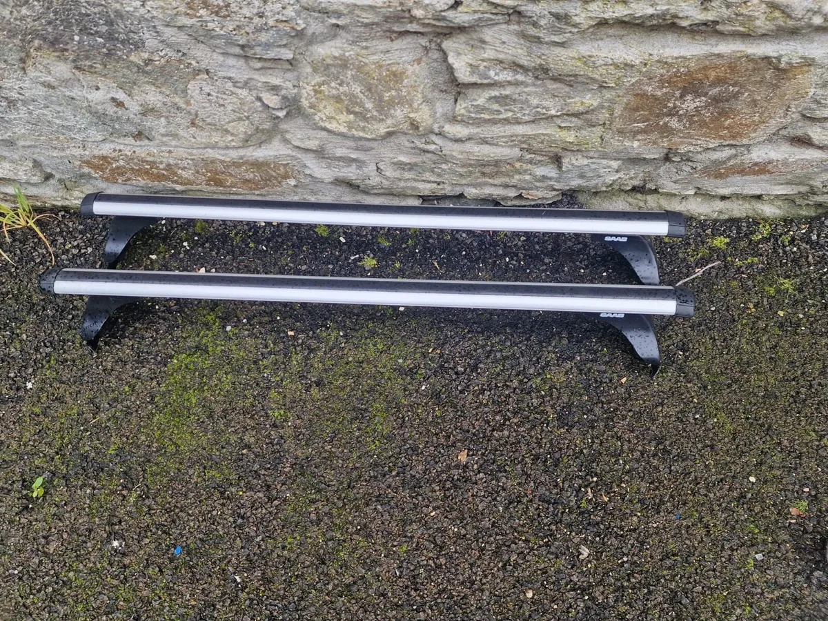 Exodus roof box with Saab roof racks - Image 4