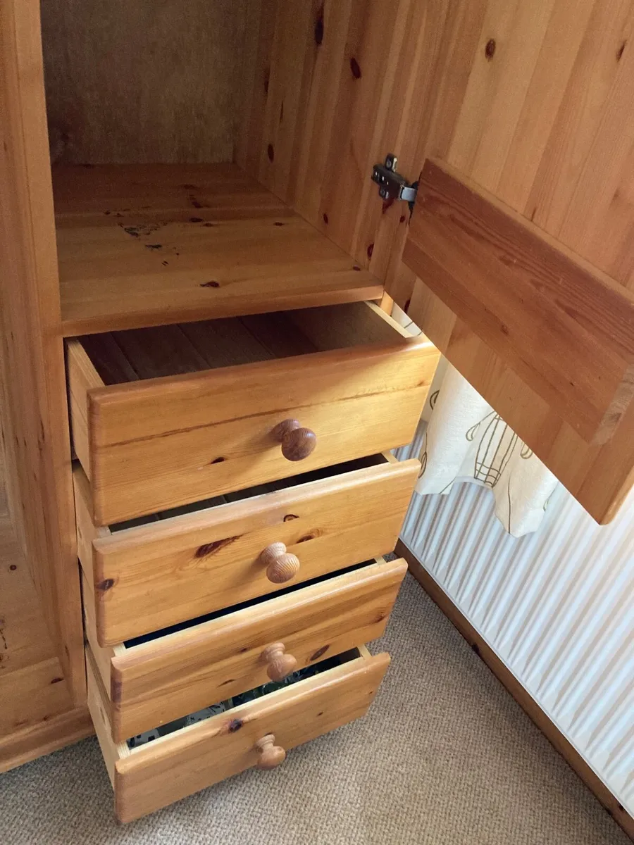 Wardrobe , Monks Chair , Headboard ( Single) - Image 3