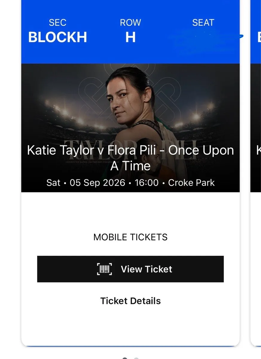 Katie Taylor Tickets - Image 1