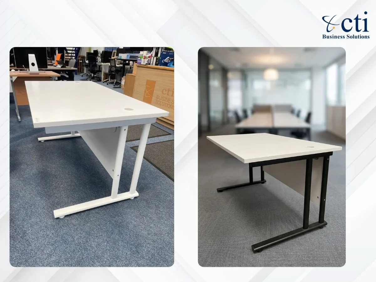 20 X 1400MM Office Desks - 2 Options - Image 3