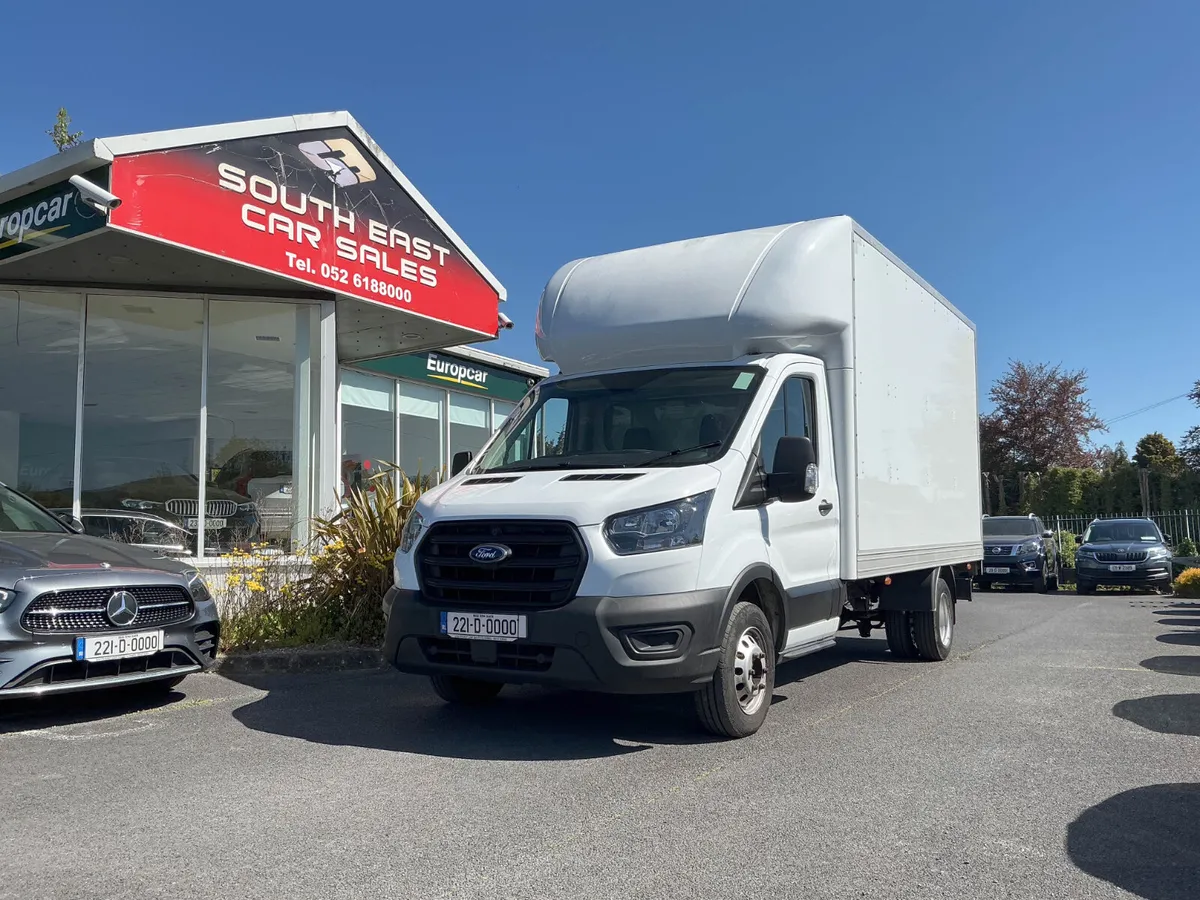 2022 FORD TRANSIT 350 LUTON BOX & T\L TWIN WHEEL - Image 2