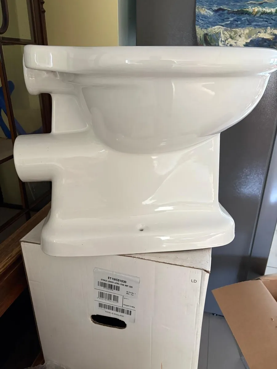 2x New Imperial Bathrooms Etoile Low Toilet Pans - Image 4