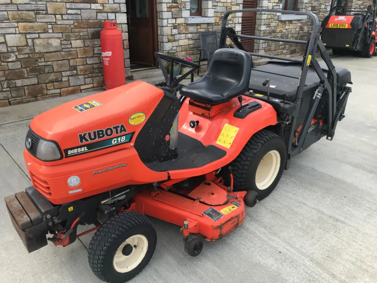 Kubota G18 diesel lawnmower ride on - Image 2