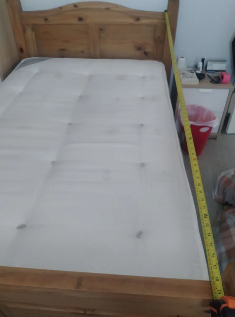 Small Double Bed and Matress - Perfect Condition - Image 3