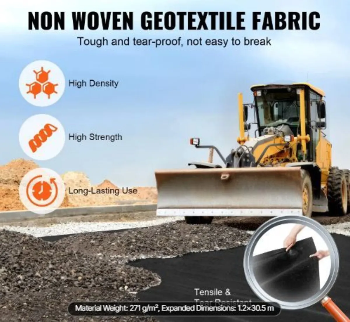 Non Woven Geotextile Fabric Under Gravel - Image 2