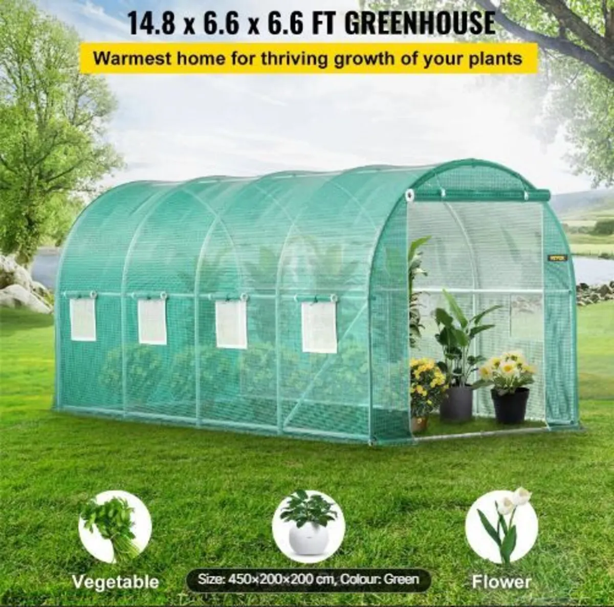 Walk-in Tunnel Greenhouse - Image 2
