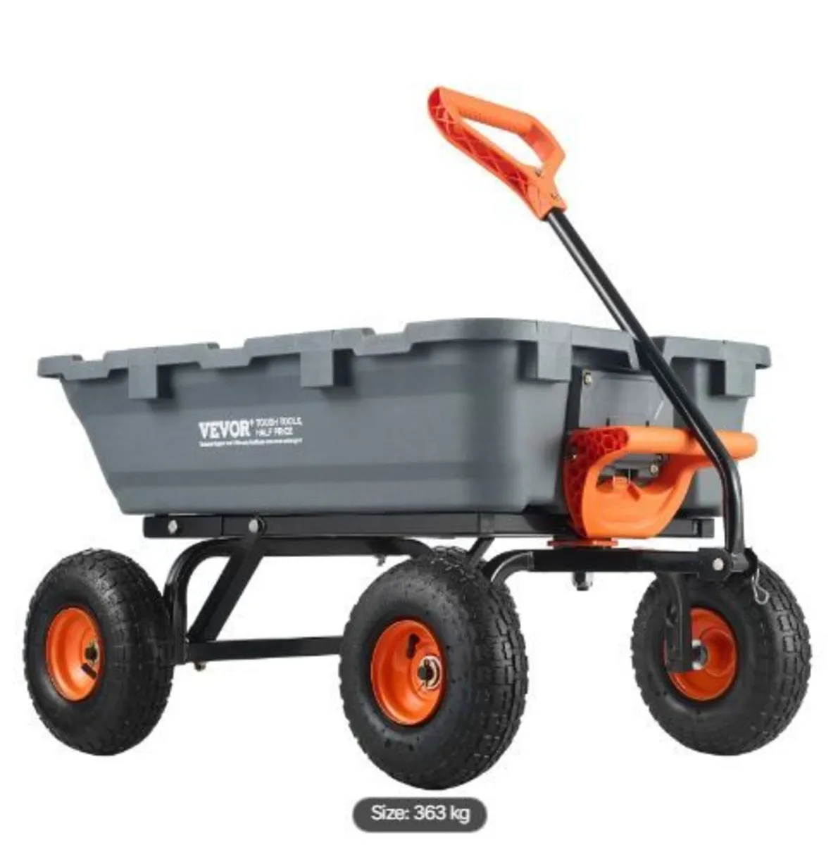 Poly Garden Dump Cart Heavy-duty Yard - Image 4