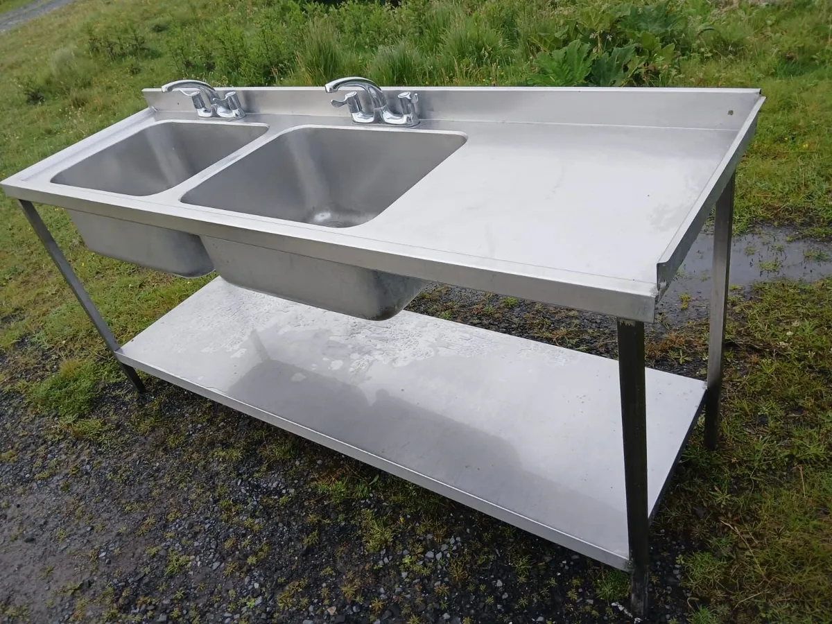 Staneless steel cabbinet sink unit complete - Image 4