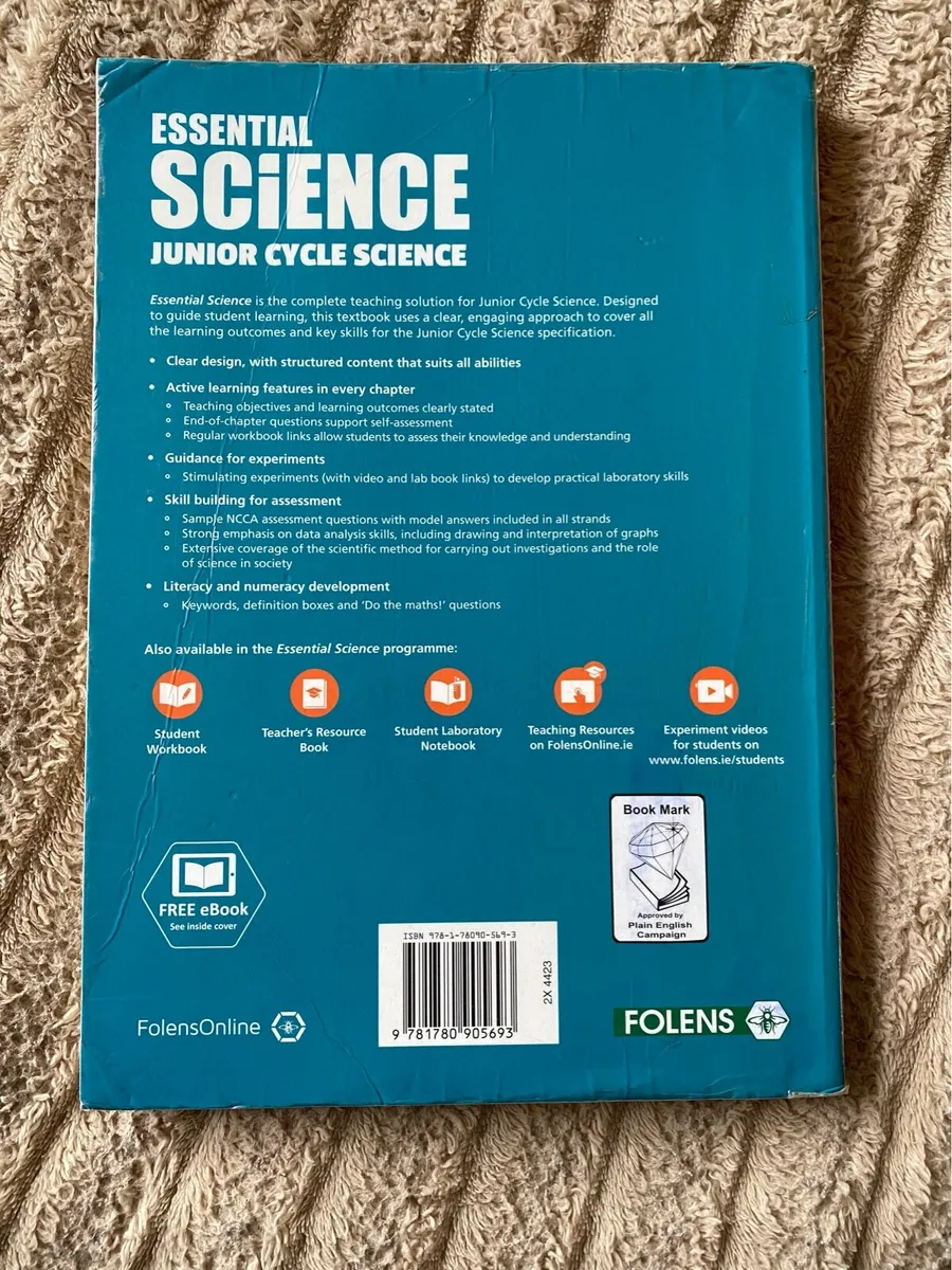 Junior Cycle Essential Science Text& WorkBook - Image 3
