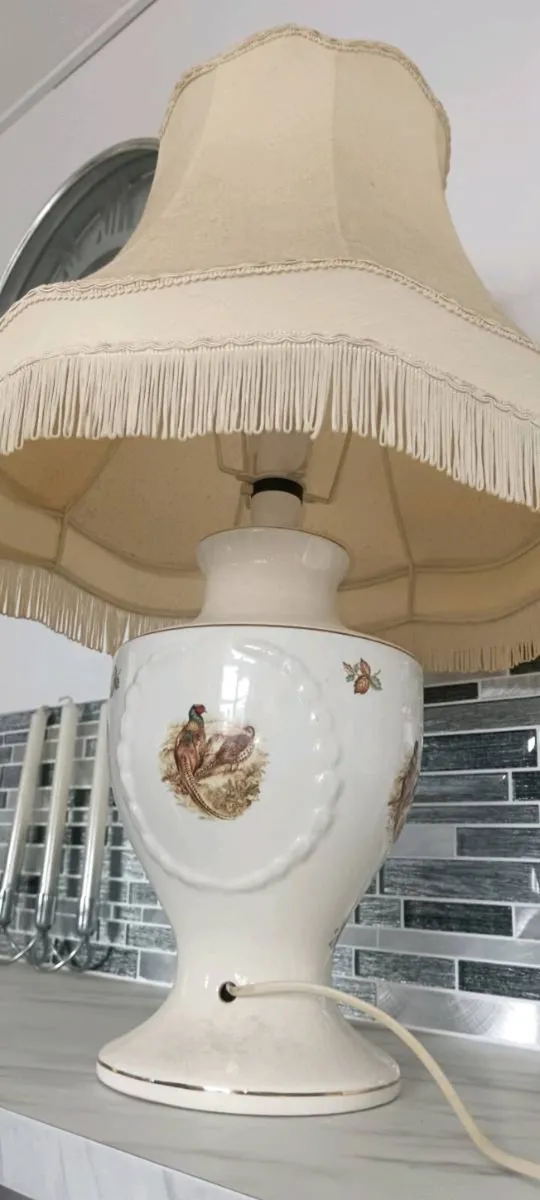 Vintage pheasant lamp - Image 4