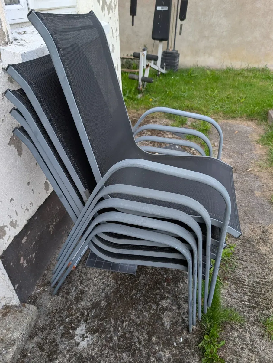 Garden chairs x6 - Image 1