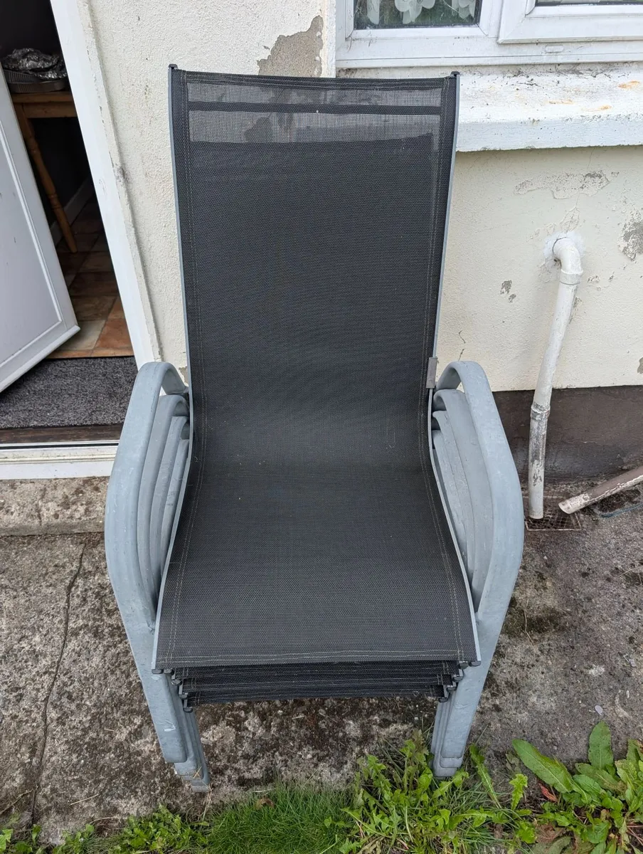 Garden chairs x6 - Image 2