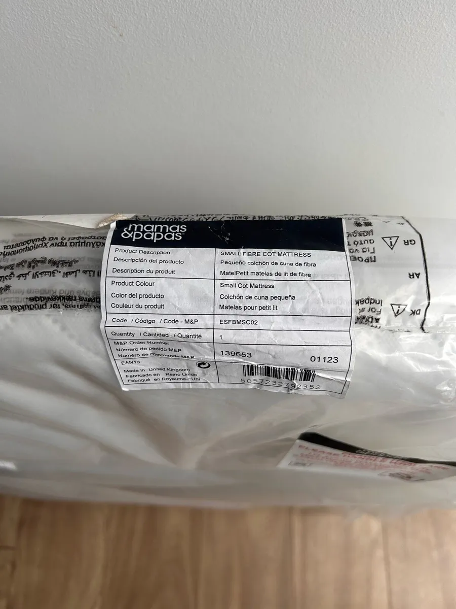 New Mamas and Papas small fibre cot mattress - Image 2