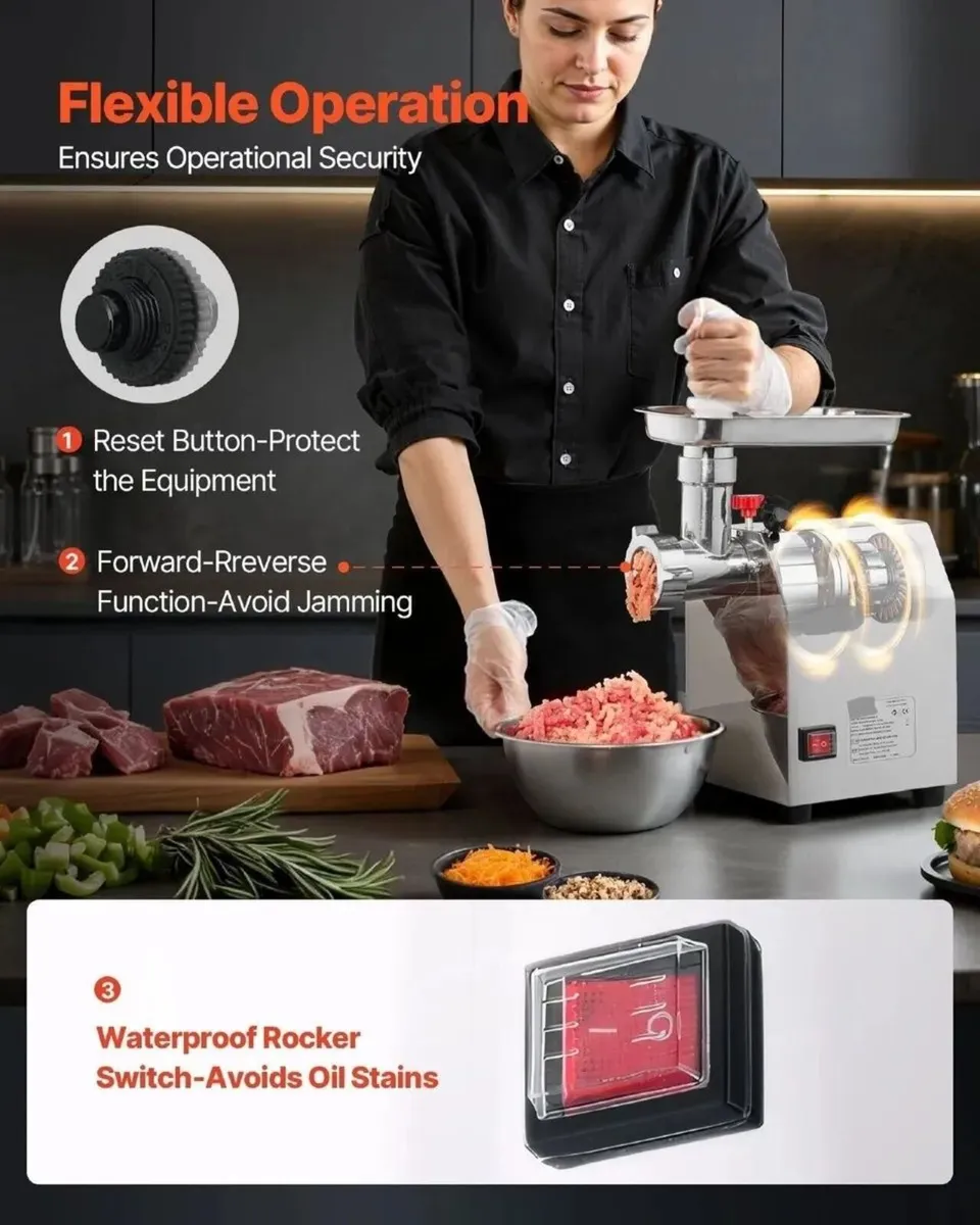 Meat Grinder 600W Heavy Duty Meat Mincer - Image 4