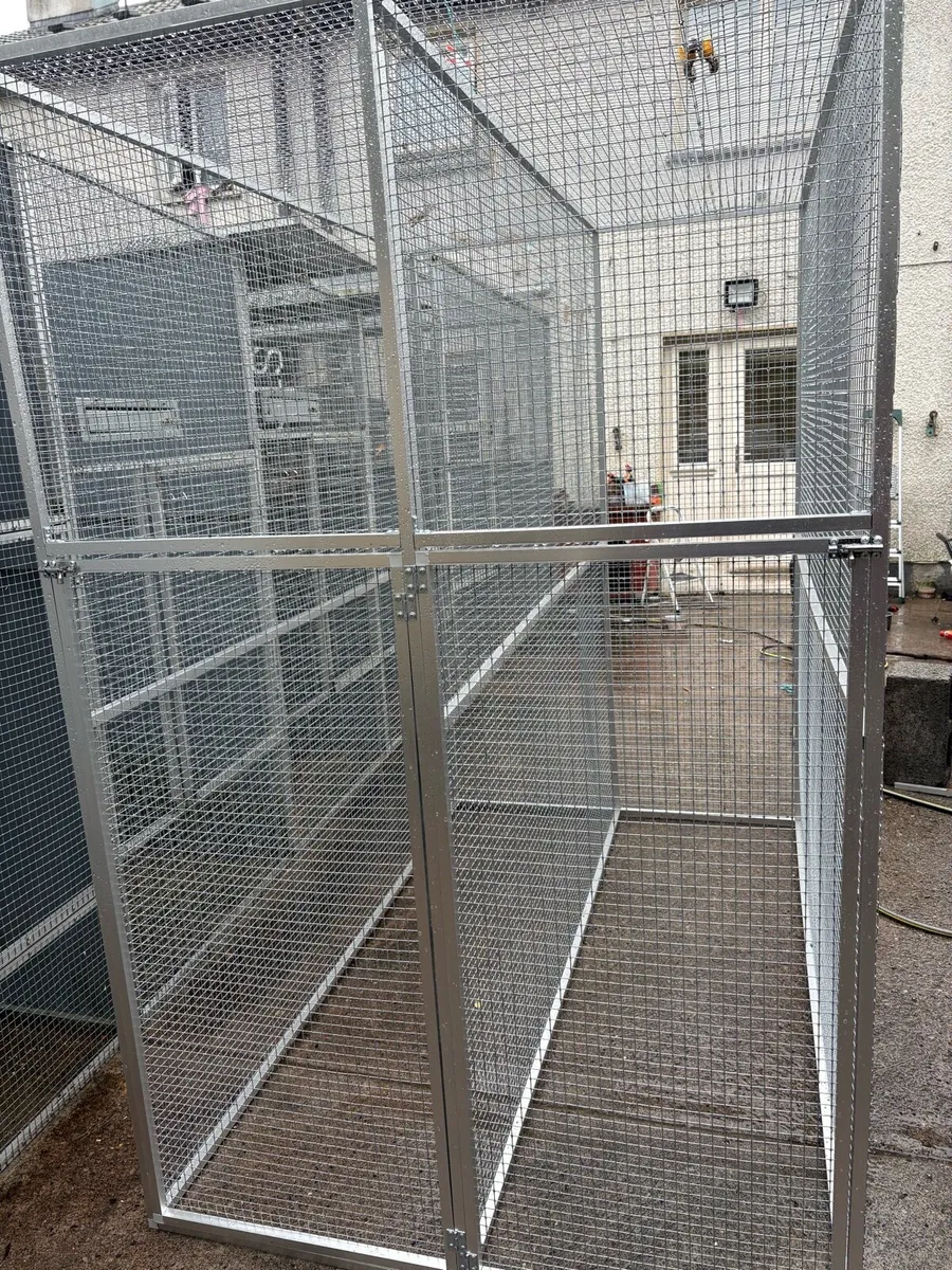 Brand new Double sided aluminium aviary - Image 1