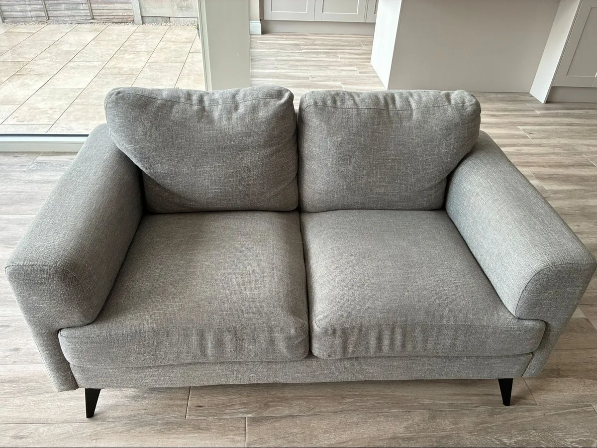 Light Grey Two Seater Couch - Image 4