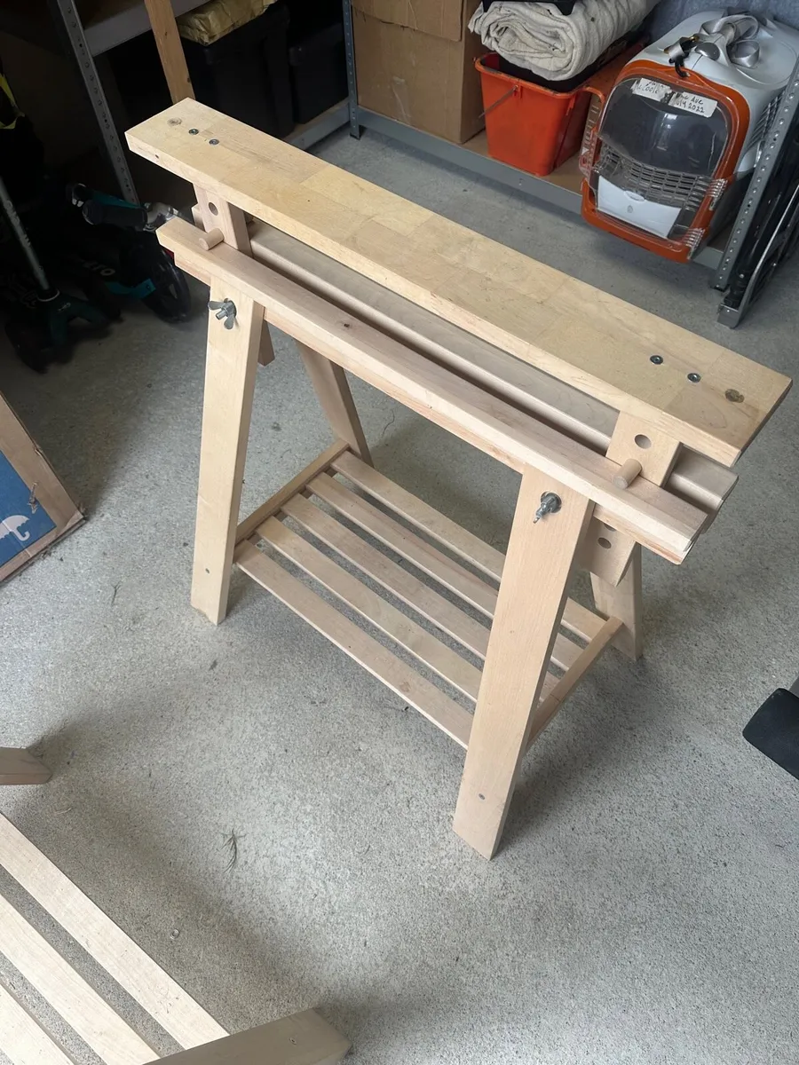 IKEA Mittback trestle legs (pair) - Image 1