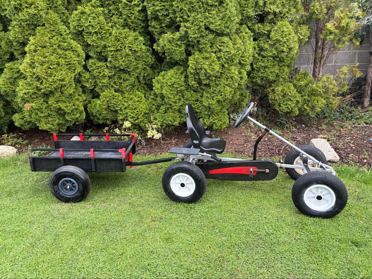 BERG Basic AF Pedal Go-Kart + Genuine BERG Trailer - Image 3