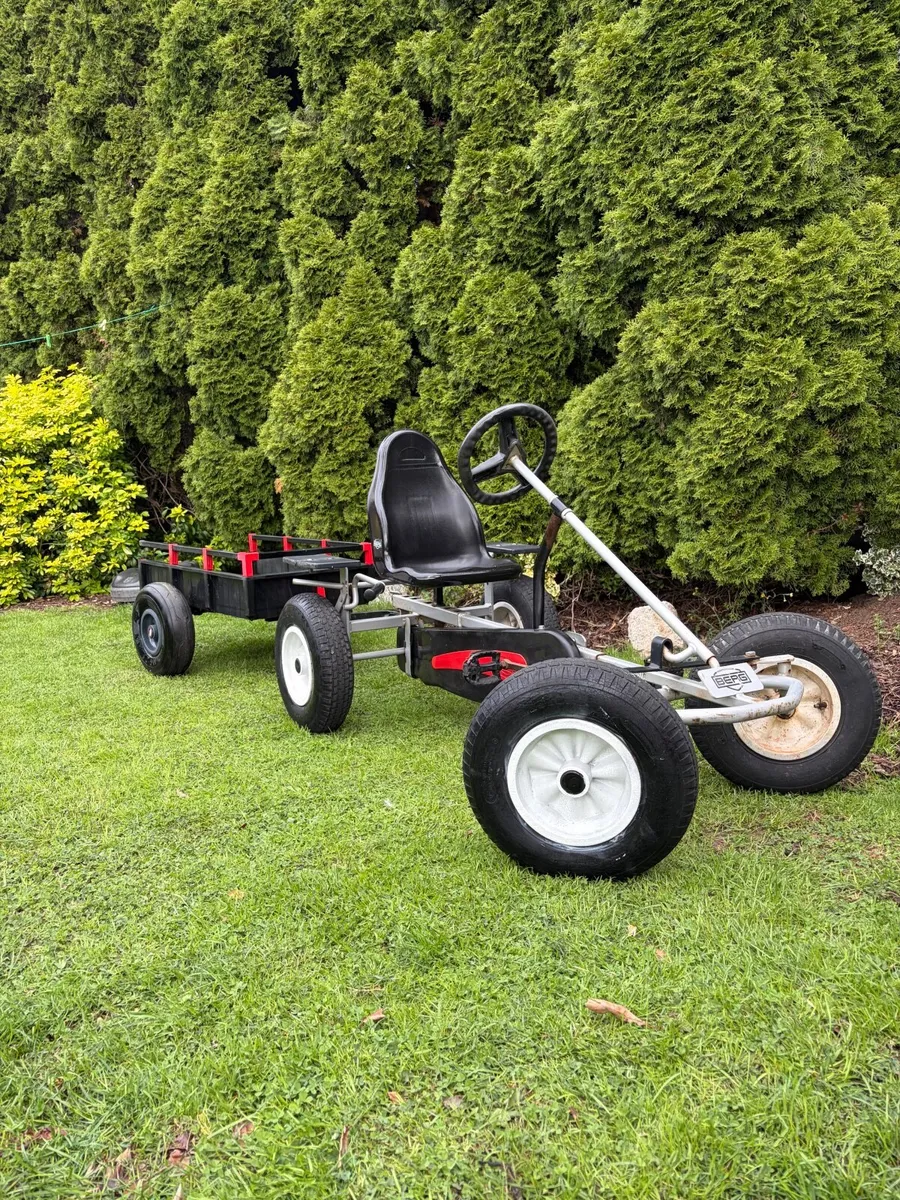 BERG Basic AF Pedal Go-Kart + Genuine BERG Trailer - Image 1