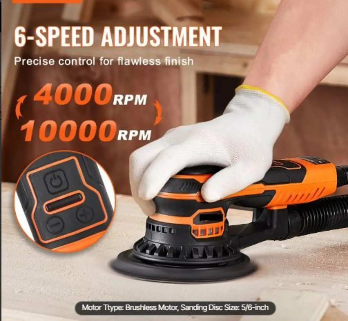 Random Orbital Sander 5 & 6-Inch - Image 2