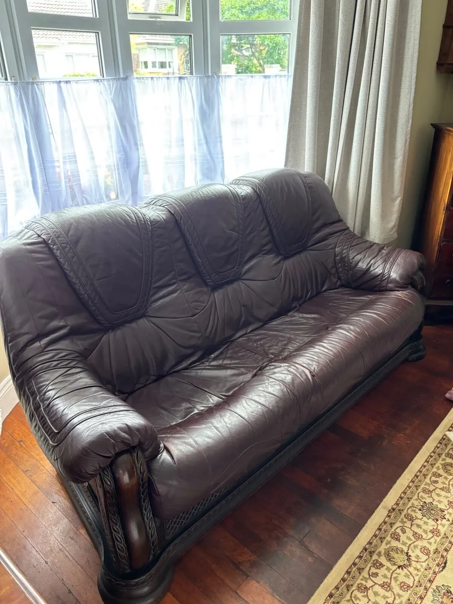 Living room sofa 3 piece set - Image 2