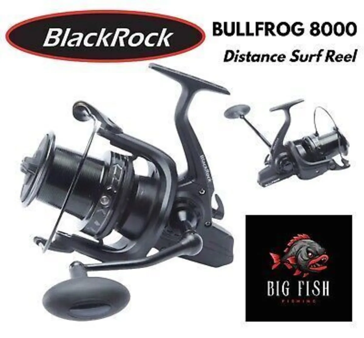 Fishing BlackRock bullfrog 8000 surf reel - Image 1