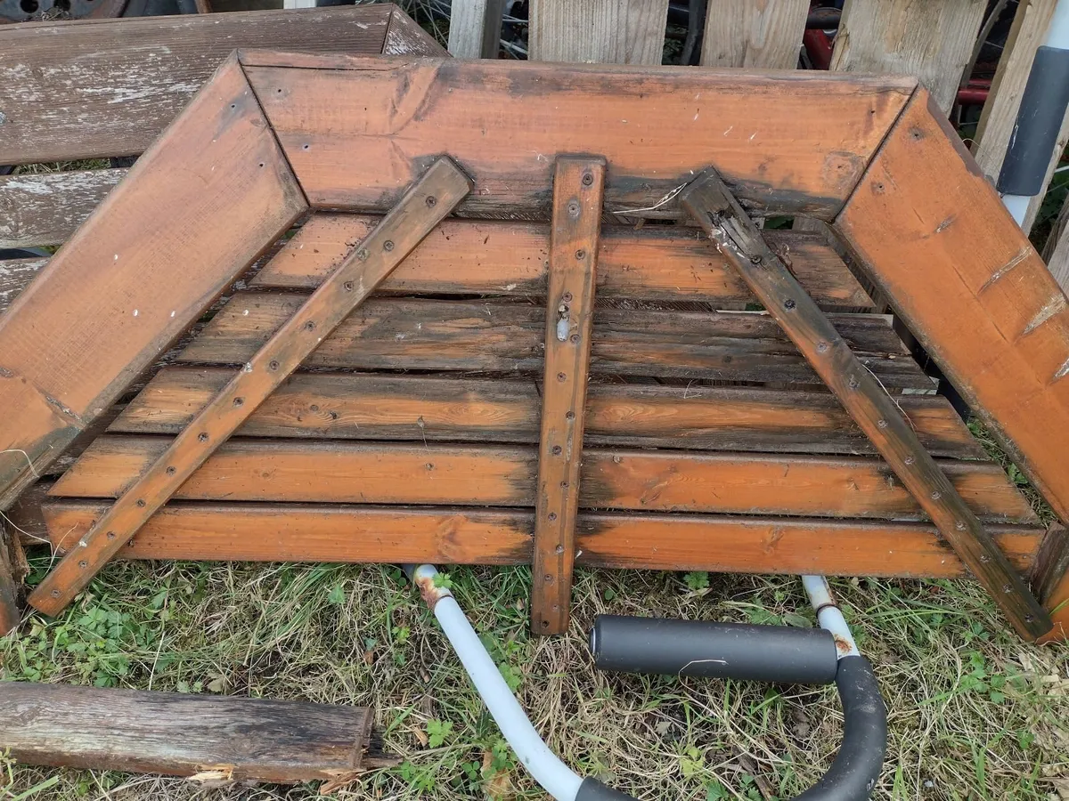 Large Teak garden table - Image 4