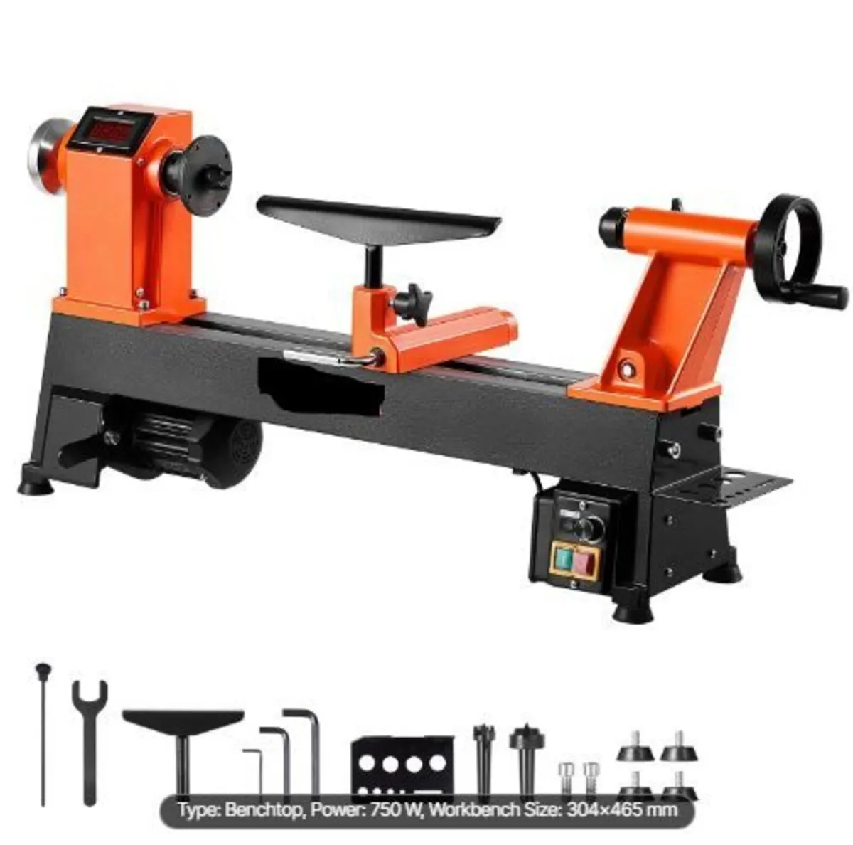 Woodworking Lathe, 750W - Image 1