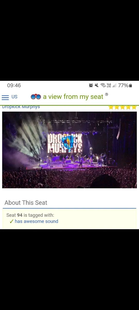 4  Westlife Tickets for 15th September- great view - Image 2