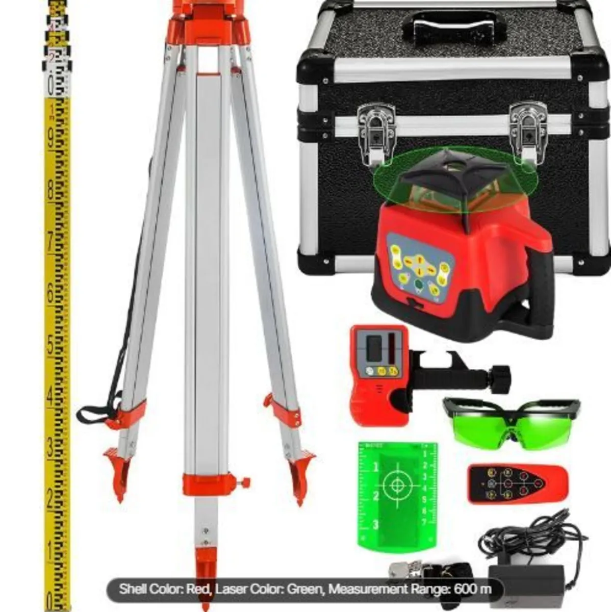 Green Rotary Laser Level Kit - Image 1