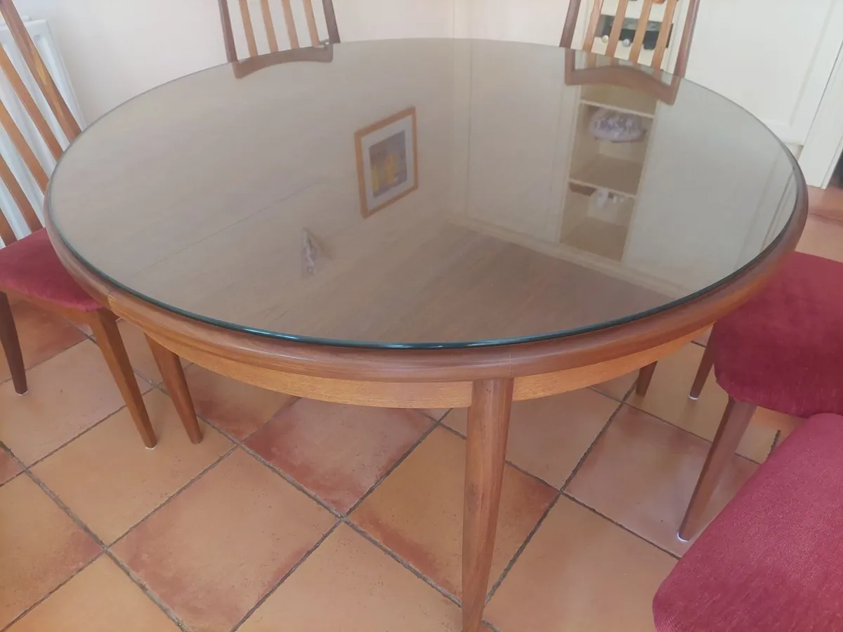 Mid Century G Plan Table and 6 Chairs - Image 3