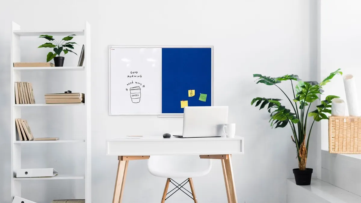 Dual2in 1 whiteboards and fabric pinboards - Image 2