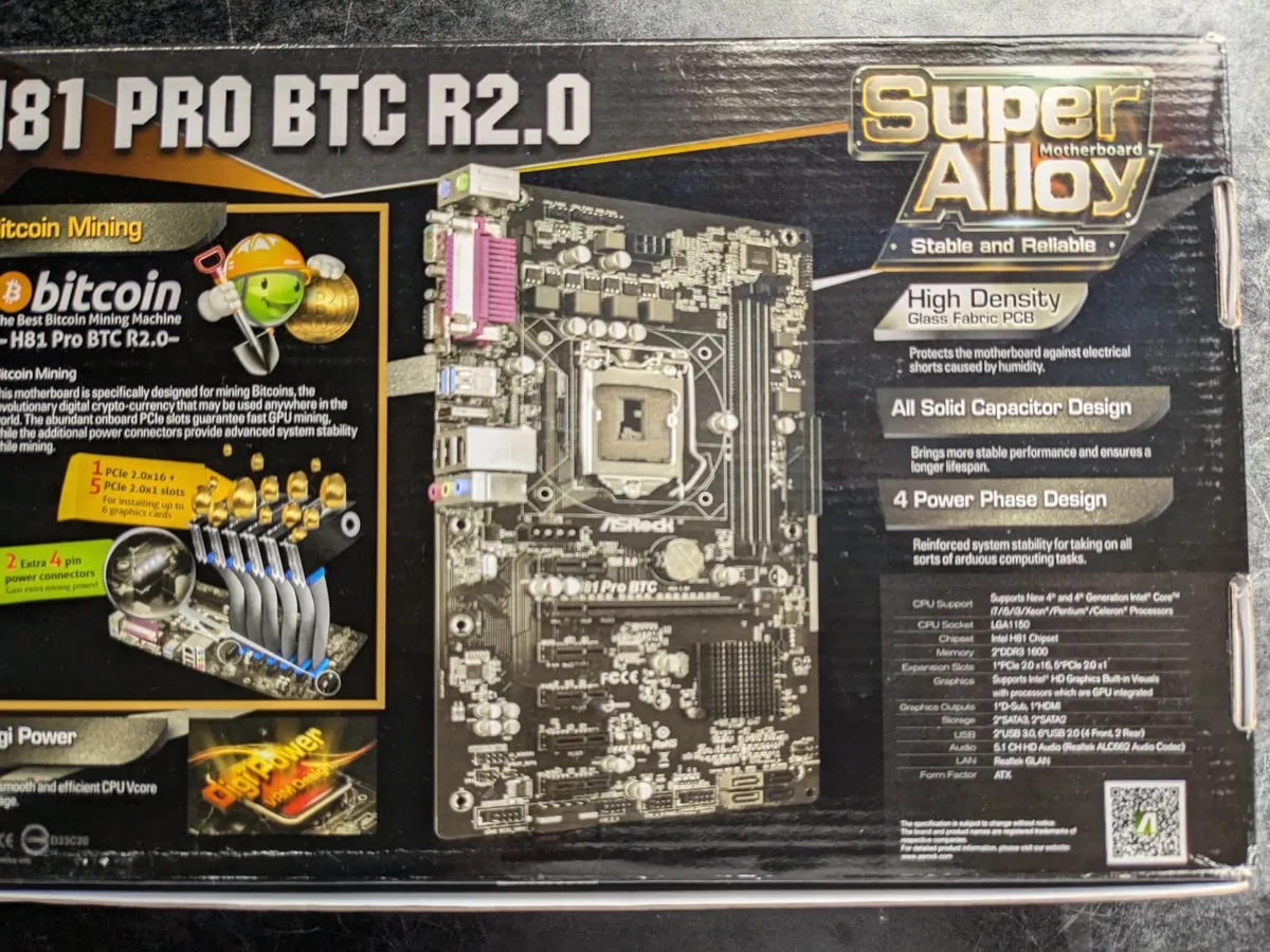 ASRock Motherboard - Spares or Repair - Image 3