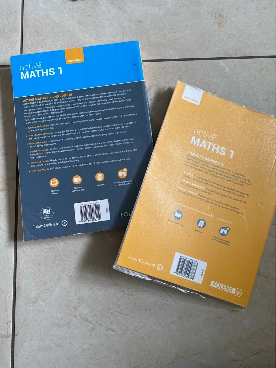 Junior Cycle Mathematics Active Maths 1 - Image 3