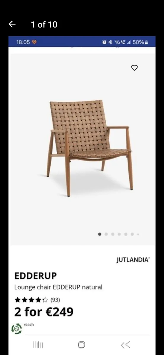 Jsky Edderup lounge chair  Brand new - Image 3