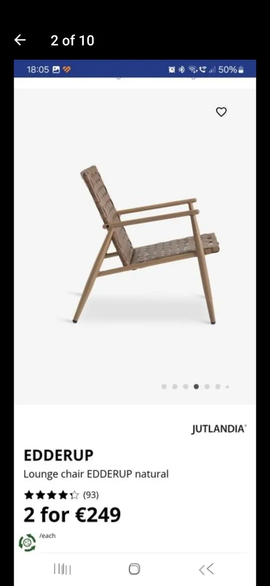 Jsky Edderup lounge chair  Brand new - Image 4