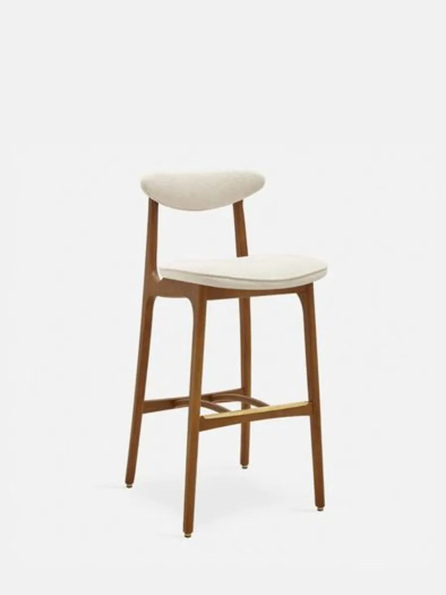 Mid Century 200-190 Upholstered Bar Stool - Made t - Image 3