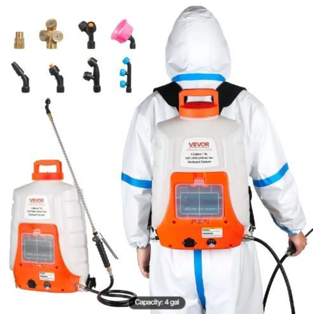 Battery Powered Backpack Sprayer 15.1 L - Image 1