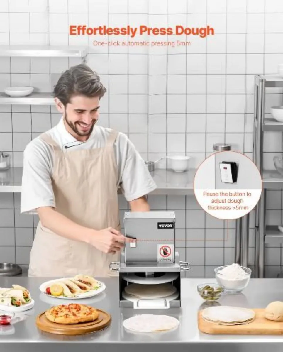 Electric Pizza Dough Press Machine - Image 2