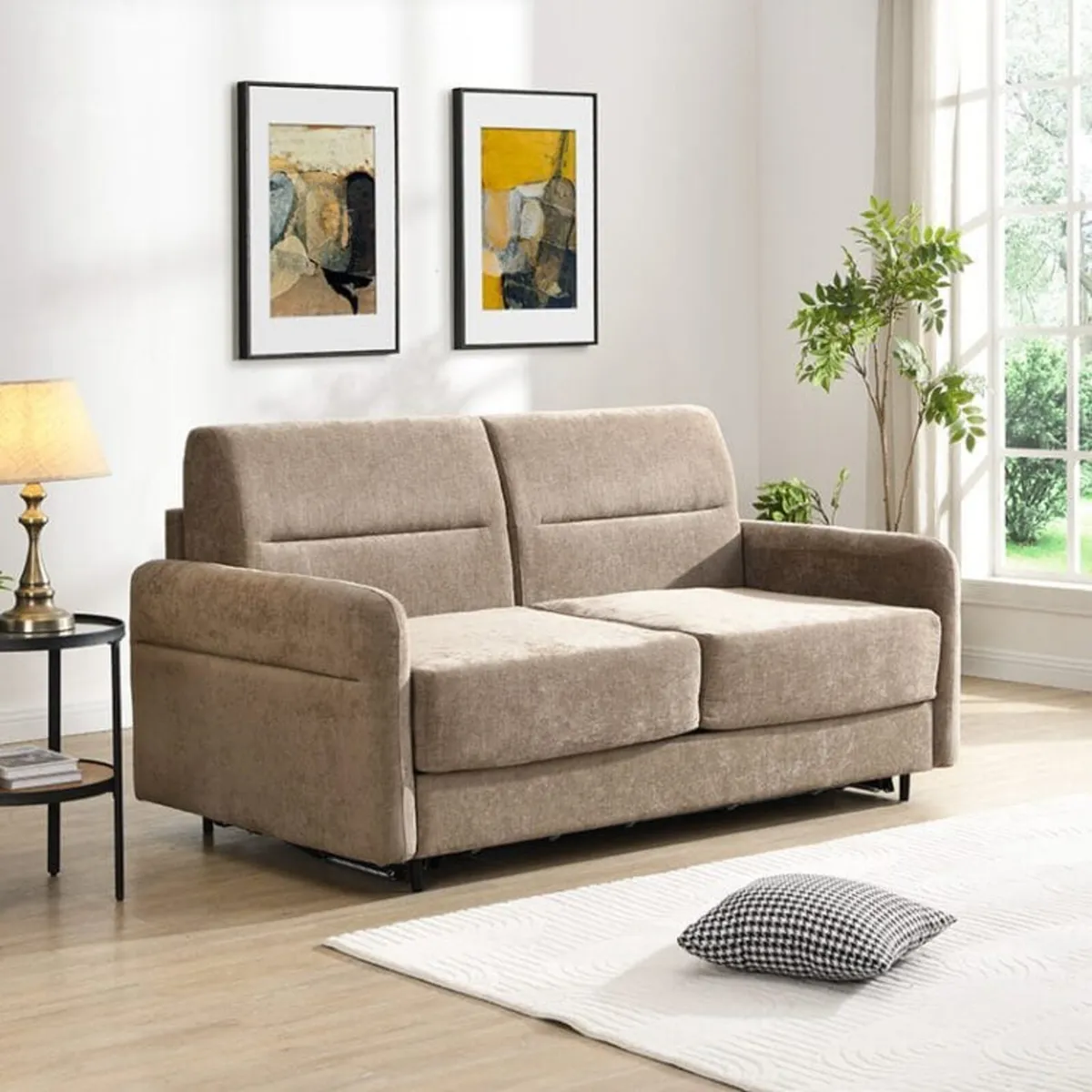 Hampton Beige Sofa Bed - Image 1