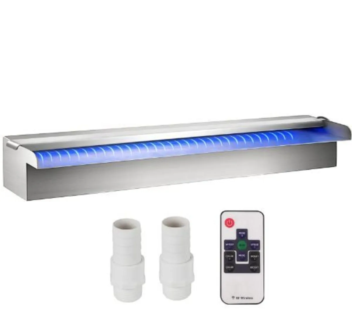 Waterfall Pool Fountain Rectangular & Led light - Image 1