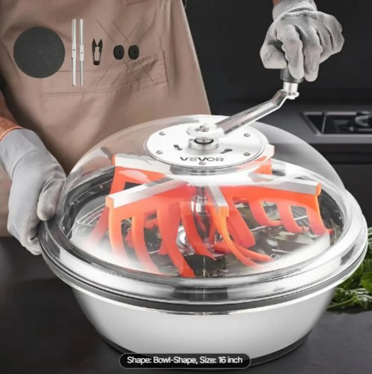 Bud Leaf Bowl Trimmer, 420 mm Manual Bud Trimmer - Image 4