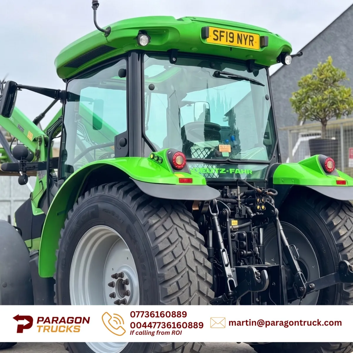 2019 Deutz-Fahr 5120 GS 4WD Tractor - C/W Deutz 85 - Image 2